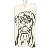 Rottweiler Zeichnend Autolufterfrischer (Links)