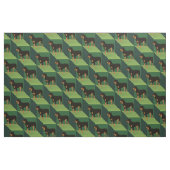 Rottweiler zu den Grünen Kuben Stoff (Fat Quarter (45,7 x 55,9 cm))