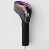 Rottweiler zu einer Alien World Golf Headcover (angewinkelt)