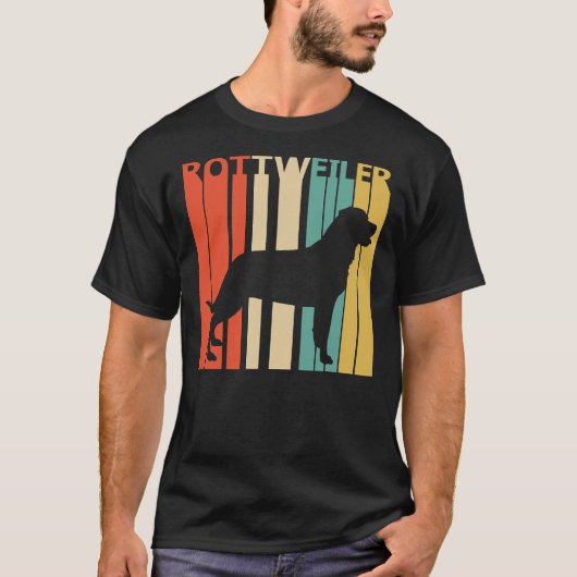 Rottweiler zur Mama von Hunden oder Vätern T-Shirt (Vorderseite)