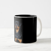 Rottweiler   zweifarbige tasse (VorderseiteRechts)