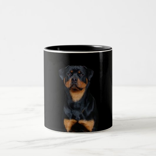 Rottweiler   zweifarbige tasse (Mittel)