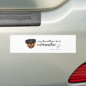 RottweilerBrother Autoaufkleber (Auf Auto)