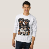 Rottweilers As Loyal Guardians Of Kids Sweatshirt (Vorne ganz)