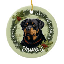 Rottweilers erste Weihnachten