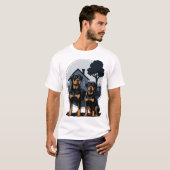 Rottweilers - Family - Home T-Shirt (Vorne ganz)