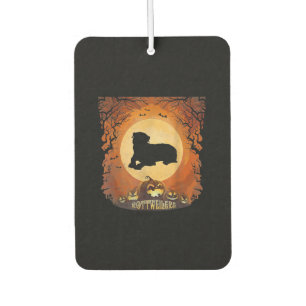 Rottweilers Full Moon Animal Silhouette Halloween Autolufterfrischer