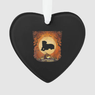 Rottweilers Full Moon Animal Silhouette Halloween Ornament