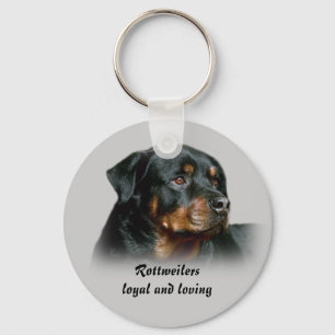 Rottweilers Loyal and Loving Keychain Schlüsselanhänger