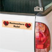 Rottweilers Regel-Autoaufkleber Autoaufkleber (Auf Lkw)