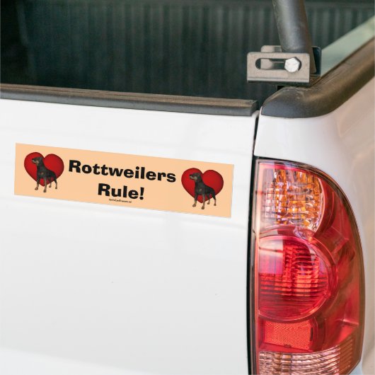 Rottweilers Regel-Autoaufkleber Autoaufkleber (Auf Lkw)