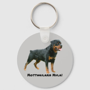 Rottweilers Rule Keychain Schlüsselanhänger