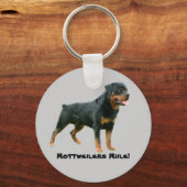 Rottweilers Rule Keychain Schlüsselanhänger (Vorderseite)