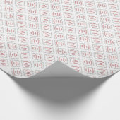 Rottweilers Weihnachten froh machen Geschenkpapier (Ecke)