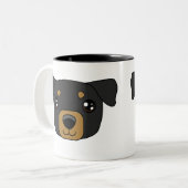 Rottweiller Tasse (Vorderseite Links)
