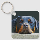 Rottwelier Schlüsselanhänger (Vorderseite)
