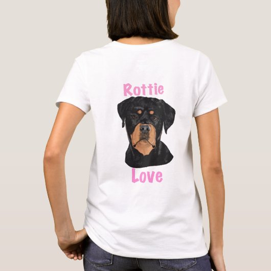Rotty-Liebe T-Shirt (Rückseite)