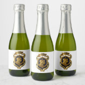 RÓTULO VINHOS - CHAMPAGNE COM BRAZÃO - NOVIDADE! SCHAUMWEINETIKETT (Flaschen)