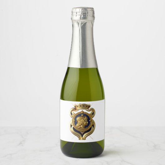 RÓTULO VINHOS - CHAMPAGNE COM BRAZÃO - NOVIDADE! SCHAUMWEINETIKETT (Vorderseite)