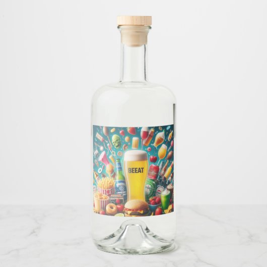 Rótulos Para Comidas e Bebidas Alkoholflaschenetikett (Vorderseite)