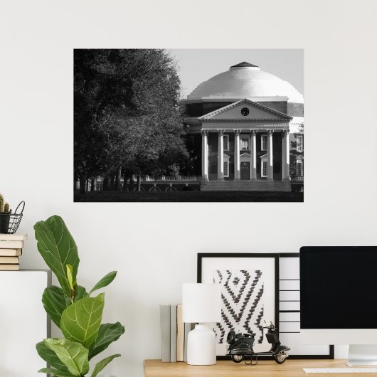 Rotunda bei Morgendämmerung Poster (Heimbüro)