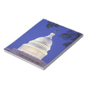 Rotunda von der US-Hauptstadt nachts, Washington Notizblock (Rotiert)