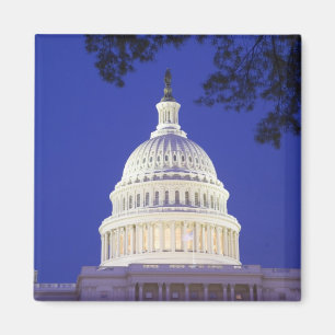 Rotunde des US-Kapitols bei Nacht, Washington Magnet