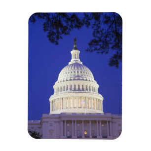 Rotunde des US-Kapitols bei Nacht, Washington Magnet