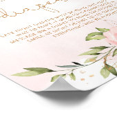 Rötung Rosa Eukalyptus Spätere Nachttaucher Poster (Ecke)