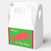 Rotwal fröhliche Weihnachten Geschenkboxen Geschenkschachtel (Geöffnet)