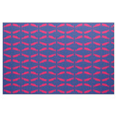 Rotwale auf blau stoff (Yard (91,4 cm))