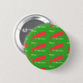 Rotwale frohe Weihnachtsfeier Button (Vorne & Hinten)