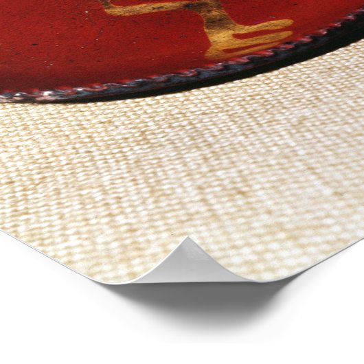 Rotware-Becher und -Schale, c.1780 Poster (Ecke)