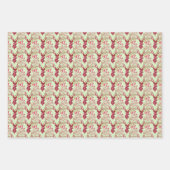 Rotwasserfarbe Hirschkopf Geschenkpapier Set (Vorderseite 2)