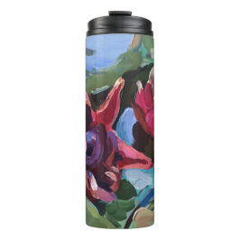 Rotwasserliliken Thermosbecher