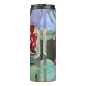 Rotwasserliliken Thermosbecher (Rückseite)