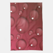 Rotwassertropfmuster Handtuch (Vertikal)