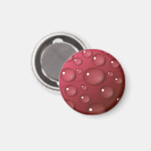 Rotwassertropfmuster Magnet (Vorderseite/Rückseite)