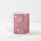 Rotwassertropfmuster Mattglastasse (Links)