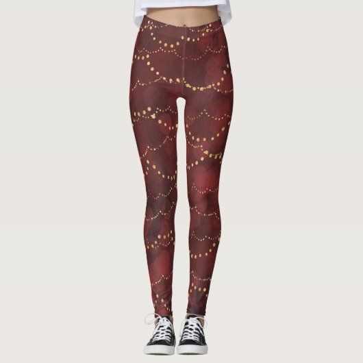 Rotweih-Leggings Leggings (Vorderseite)