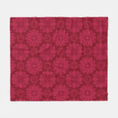 Rotweihnachtsmuster Fleecedecke (Vorderseite (Horizontal))