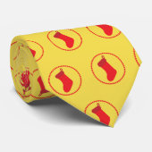 Rotweihnachtsmuster Krawatte (Gerollt)