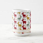 Rotweihnachtsmuster Nr. 12 ID1009 Kaffeetasse (Mittel)