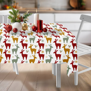 Rotweihnachtsmuster Nr. 12 ID1009 Tischdecke