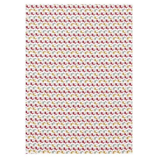 Rotweihnachtsmuster Nr. 12 ID1009 Tischdecke (Vorderseite)