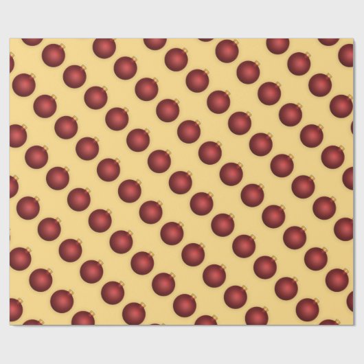 Rotweihnachtszierpapier Geschenkpapier (Flach)