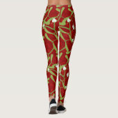 Rotweihnadel Leggings (Rückseite)