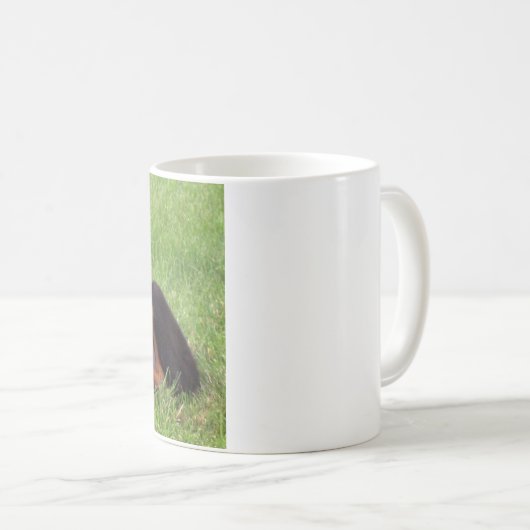 Rotweiler-Jungtiere. Kaffeetasse (VorderseiteRechts)