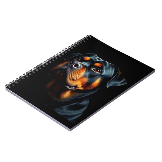 Rotweiler Notizblock (Linke Seite)