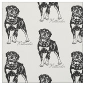 Rotweiler Stoff (Muster)